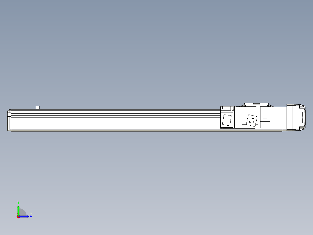 Toyo东佑达直线模组-ETH5M-BR-400-M10B左视图
