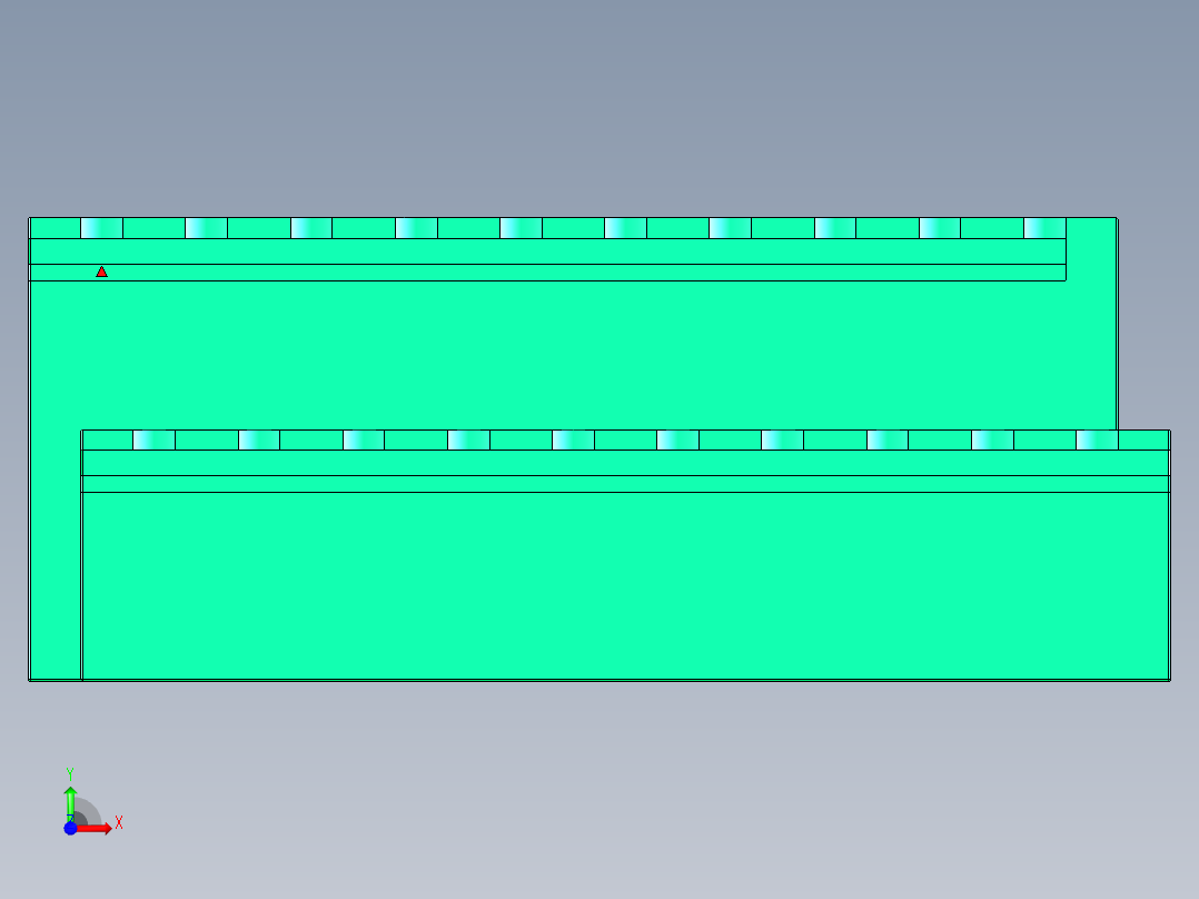 DEGSON 2EDG 系列 5.0mm 可插拔接线端子组-2EDGRTC-5.0-20P-14-00AH前视图