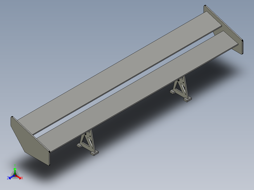 扰流板+(请求)正等轴测图