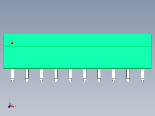 DEGSON 15EDG 系列 3.81mm 插拔式接线端子-15EDGVC-3.81-10P-14-00AH前视缩略图