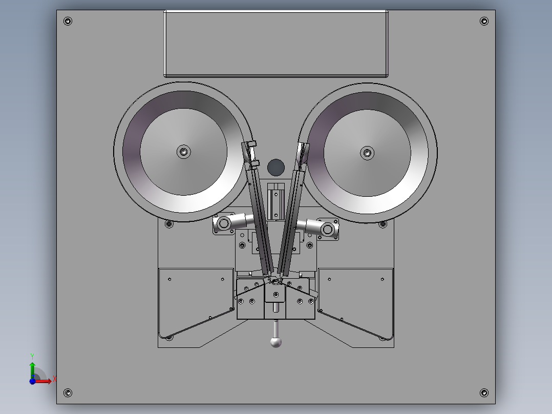 半自动新组装设备前视图