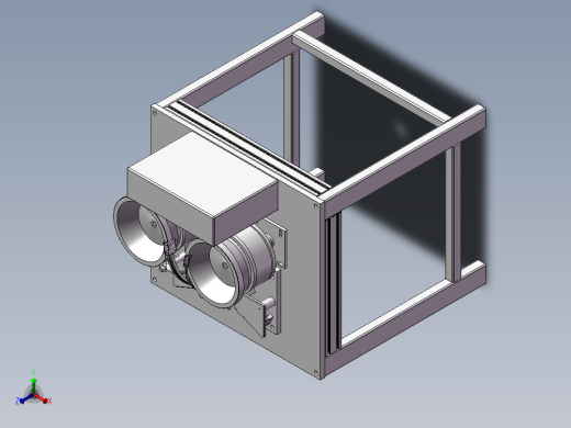 半自动新组装设备正等轴测缩略图