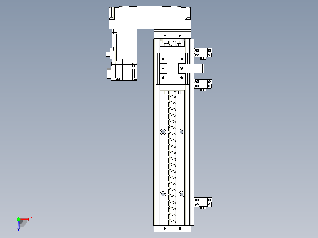 钢基模组-TPA-KSR-6005C-300A1-ML-H1S1俯视图