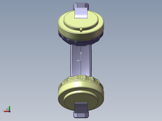 头戴式耳机三维模型后视缩略图