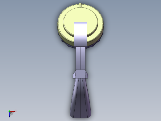 头戴式耳机三维模型俯视缩略图