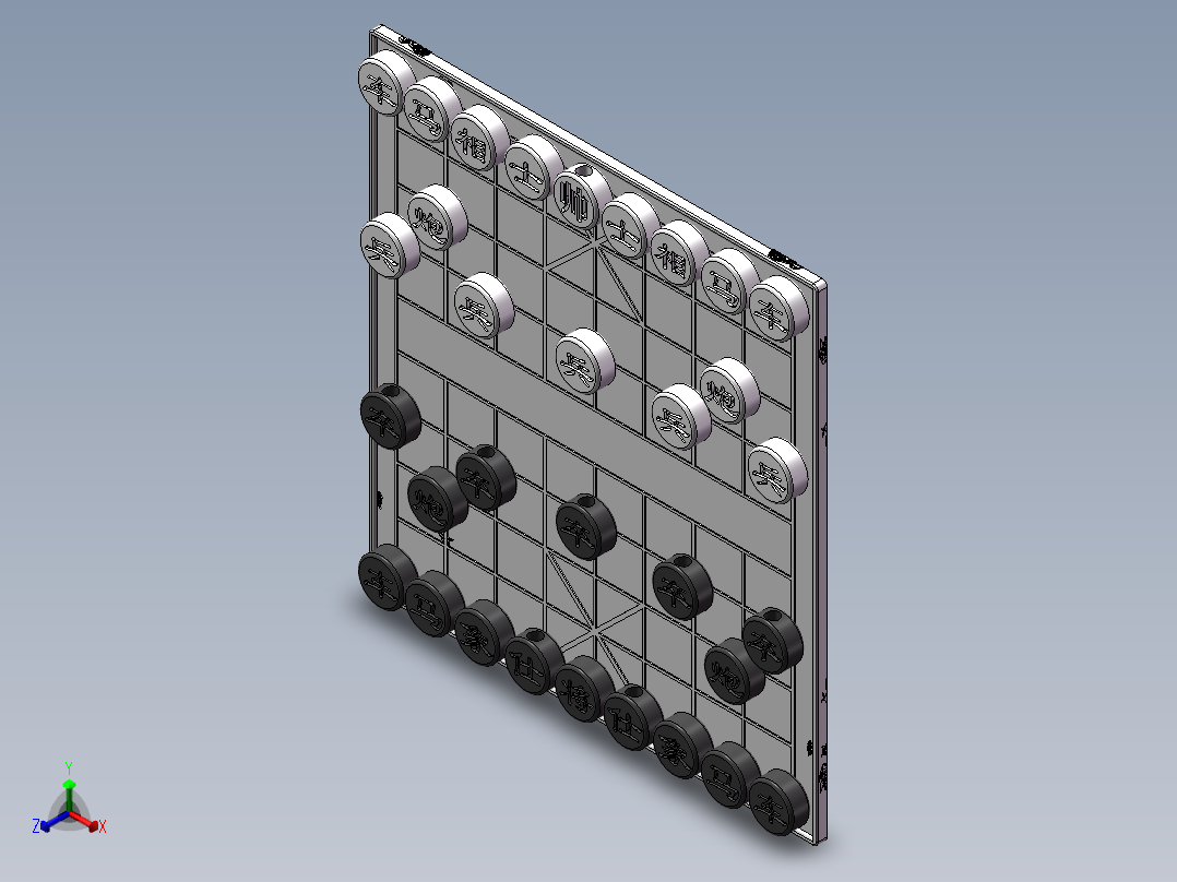 中国象棋正等轴测图