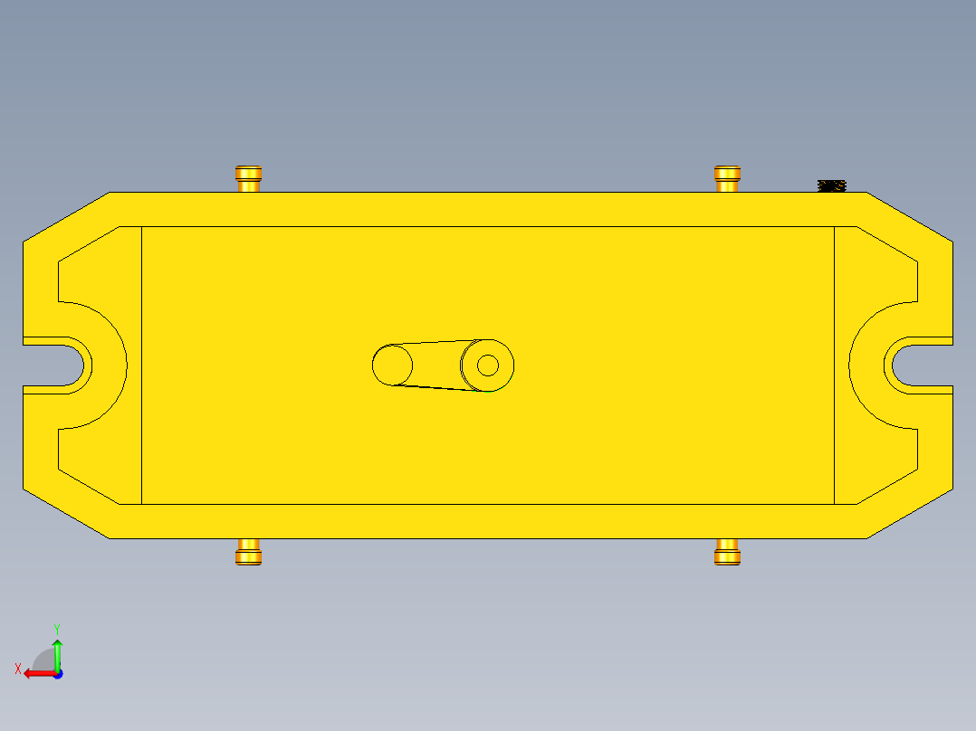 多件平行联动夹紧铣床夹具设计后视图