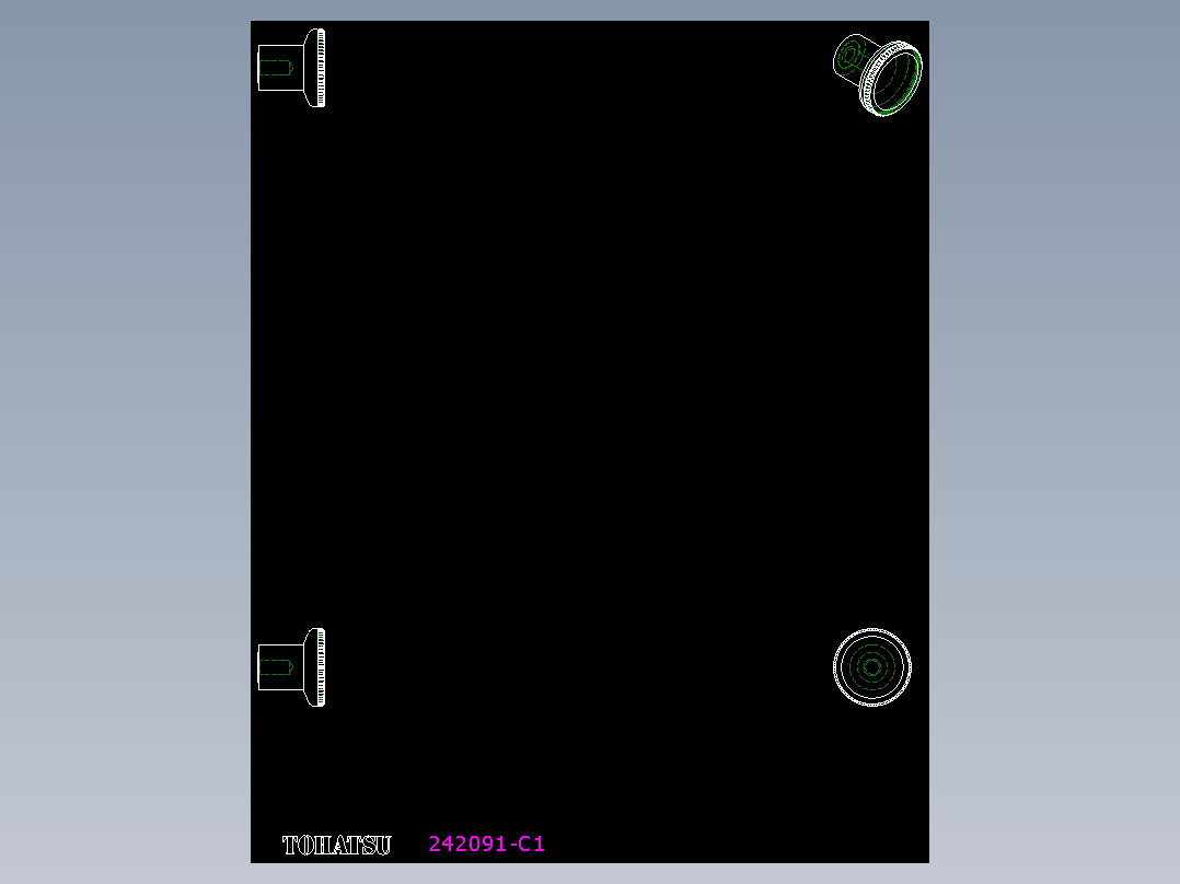 人體工學型把手(母牙)EKK-2D多系列多零件图纸模型