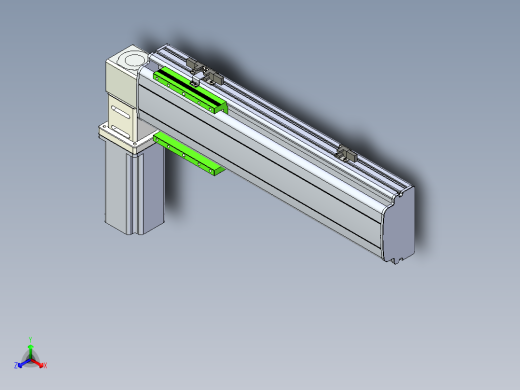 同步带滑台-半封闭B13-L90-S300-L-Z86-D3