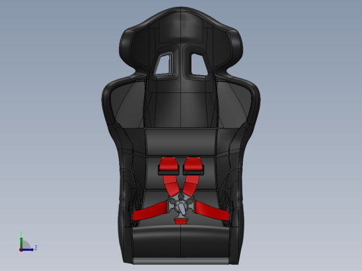 XL609-汽车儿童安全座椅设计及创新设计资料左视缩略图