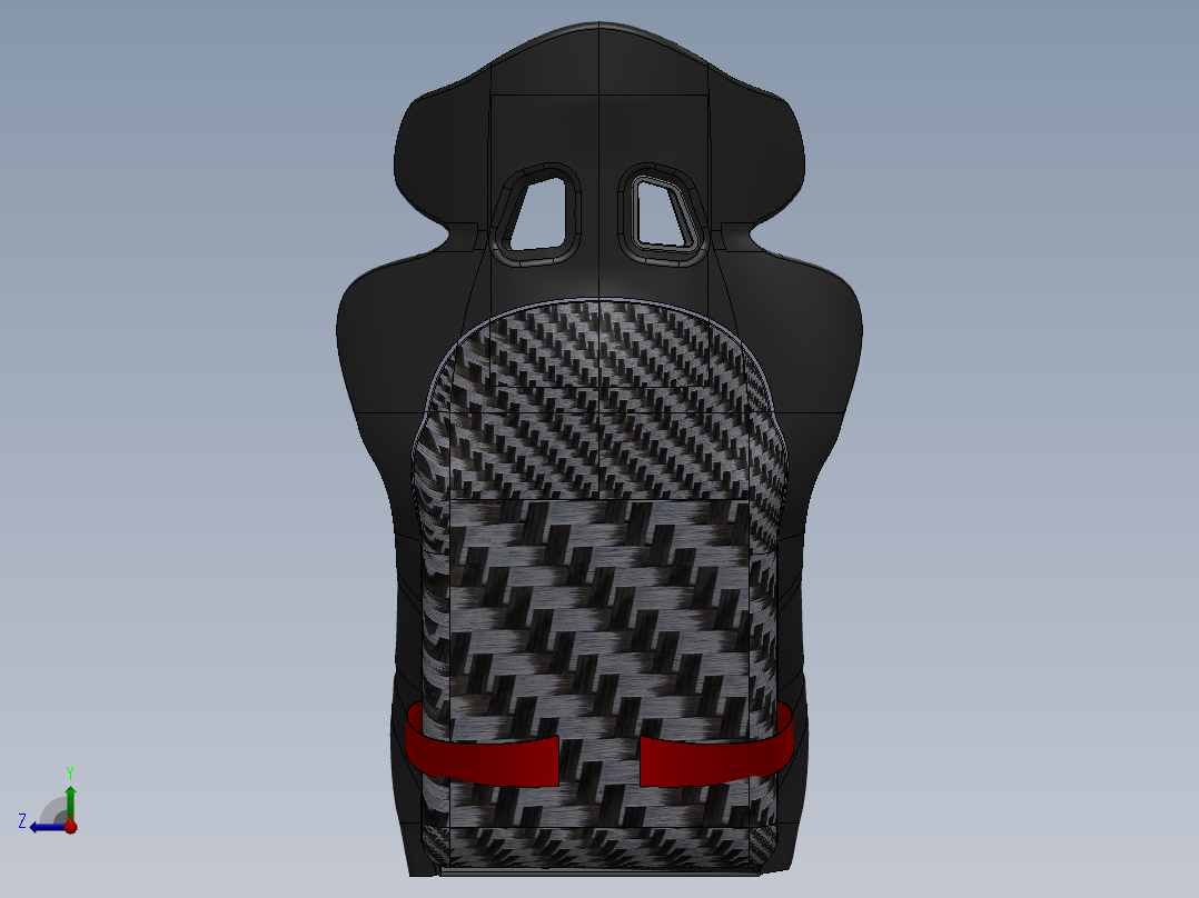 XL609-汽车儿童安全座椅设计及创新设计资料右视图