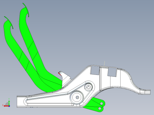 汽车客车刹车踏板后视缩略图