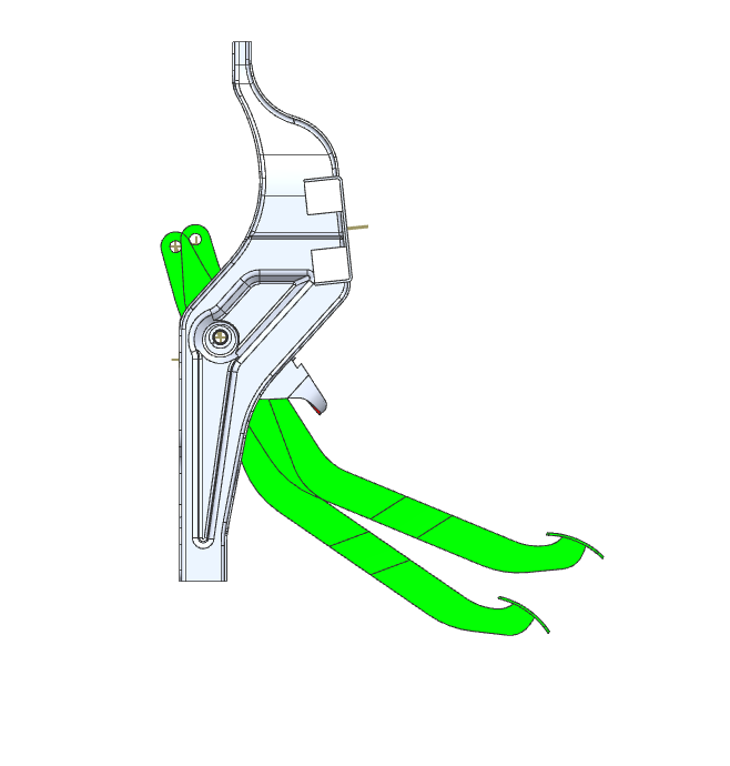 汽车客车刹车踏板