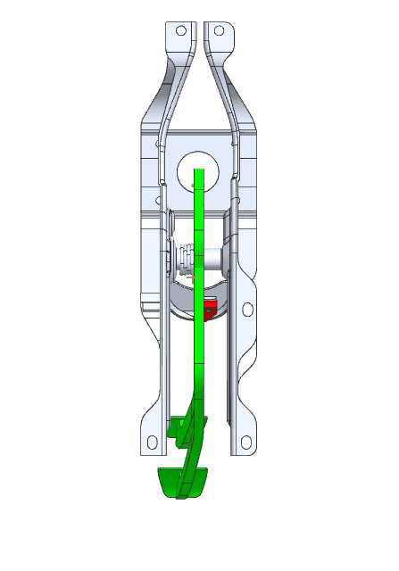 汽车客车刹车踏板