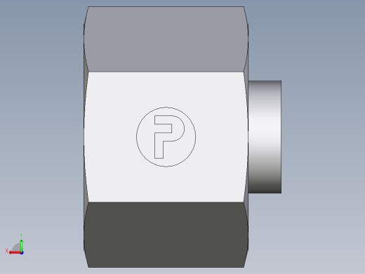 卡套式工业通用硬管接头EO_Blanking_plug_with_nut_for_cones_VKAM12SCF后视缩略图