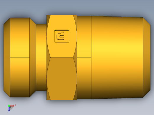 倒齿式工业管接头Ball-End Joint Adapter to Male Pipe 127HB-8-8俯视缩略图