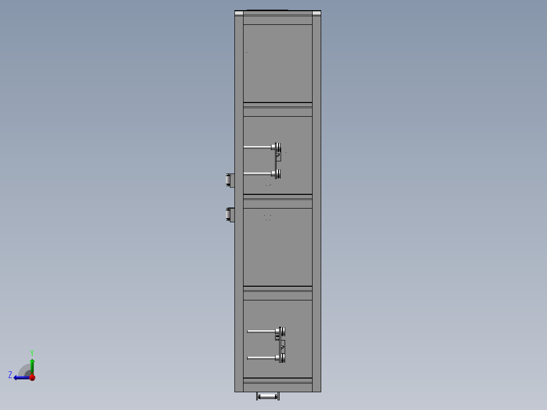 FFC贴合机3D模型右视图