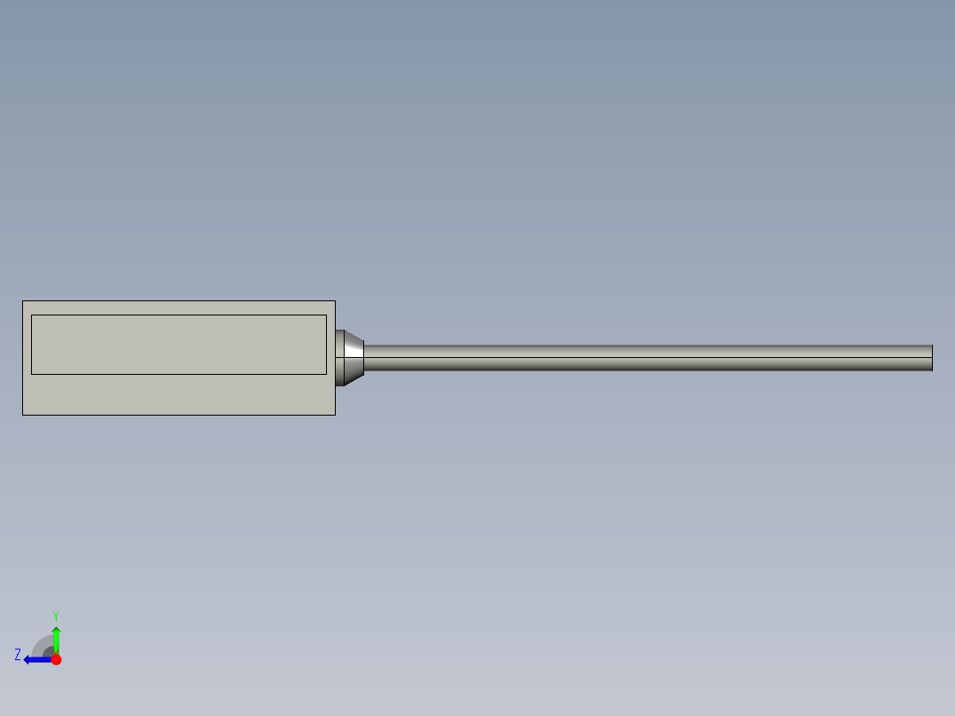基恩士BL-180_kc图纸模型右视图