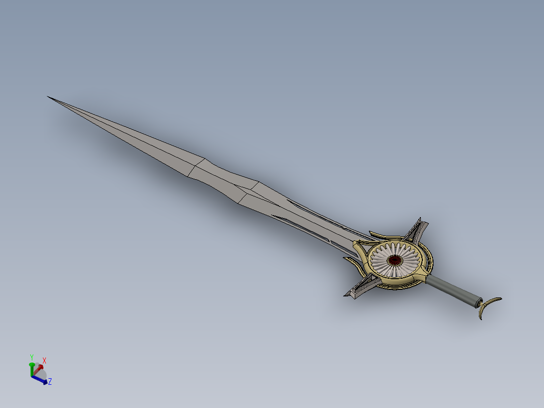 剑、宝剑(88)主视图