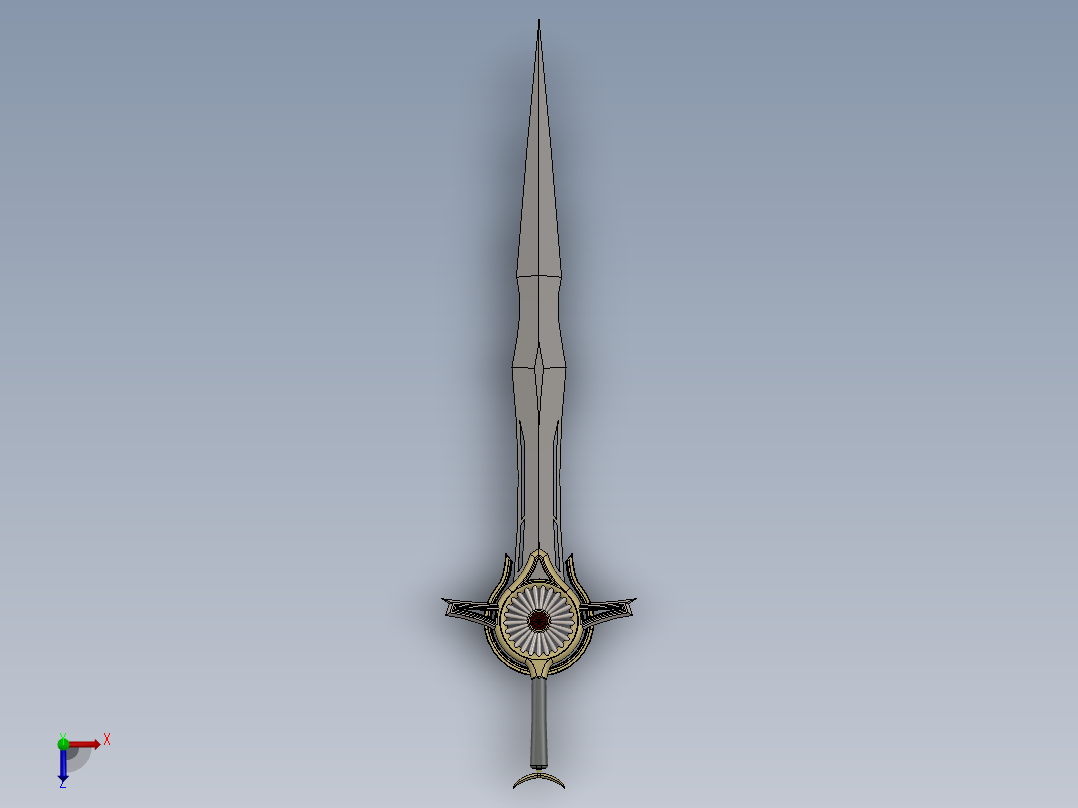 剑、宝剑(88)俯视图