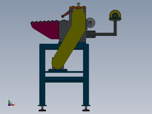 钢板气割机sw21可编辑前视缩略图