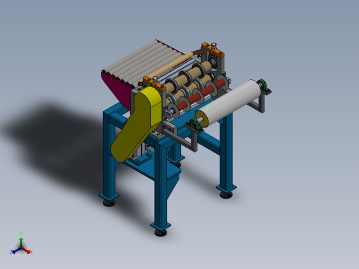钢板气割机sw21可编辑正等轴测缩略图