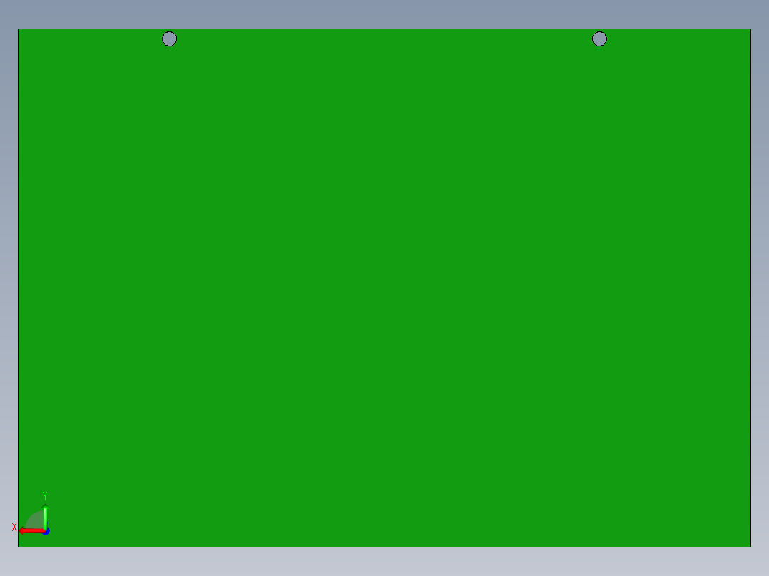 小尺寸电脑飞面开粗铣内腔程序模型后视图