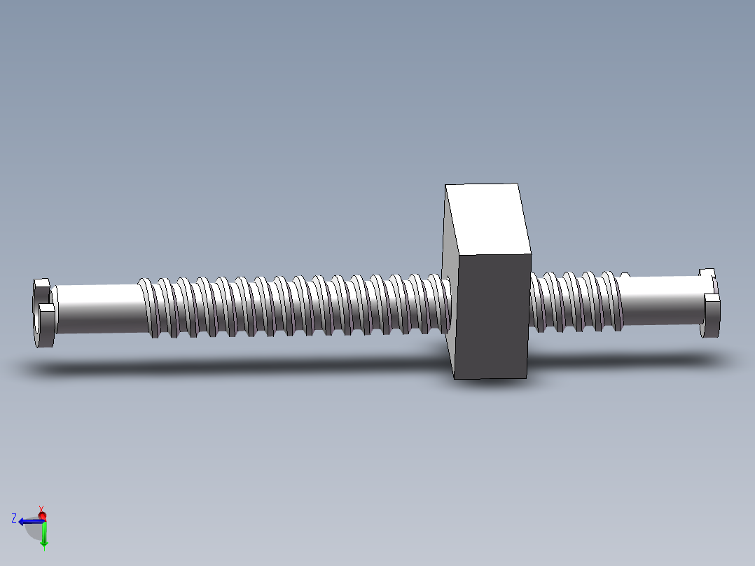 螺杆螺母传动（含运动仿真）