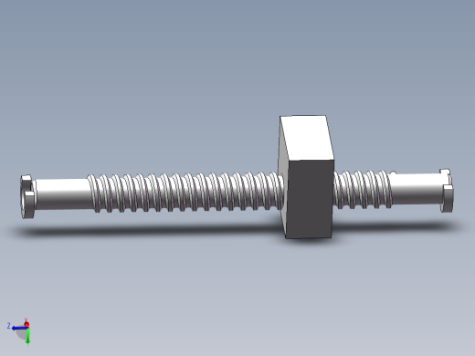 螺杆螺母传动（含运动仿真）