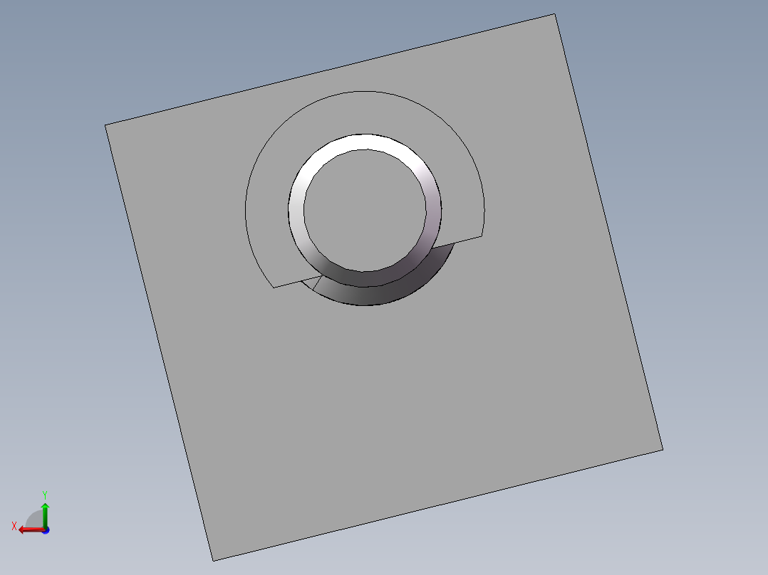 螺杆螺母传动（含运动仿真）后视图
