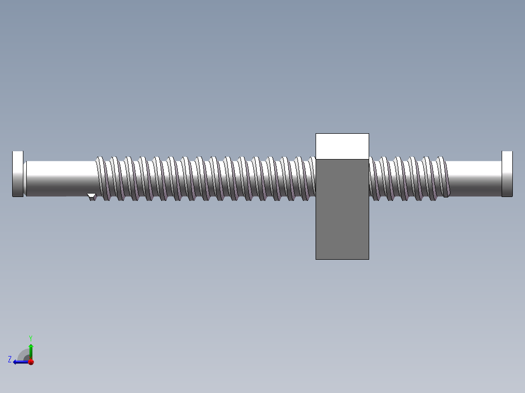 螺杆螺母传动（含运动仿真）右视图