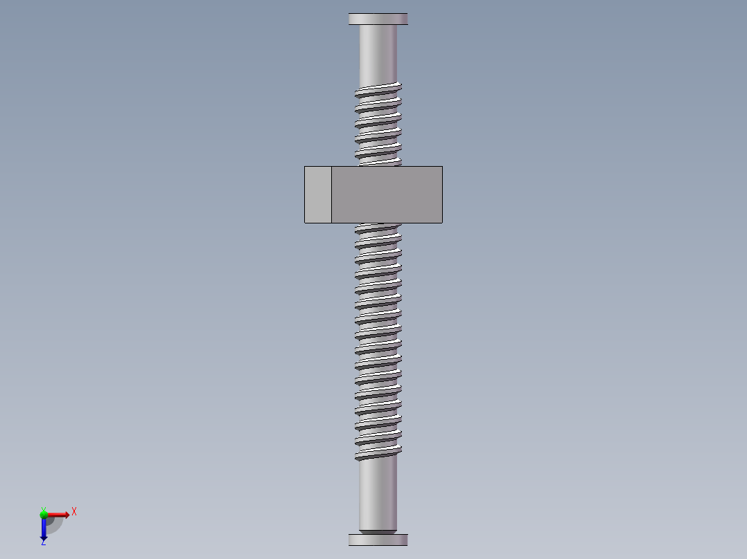 螺杆螺母传动（含运动仿真）俯视图