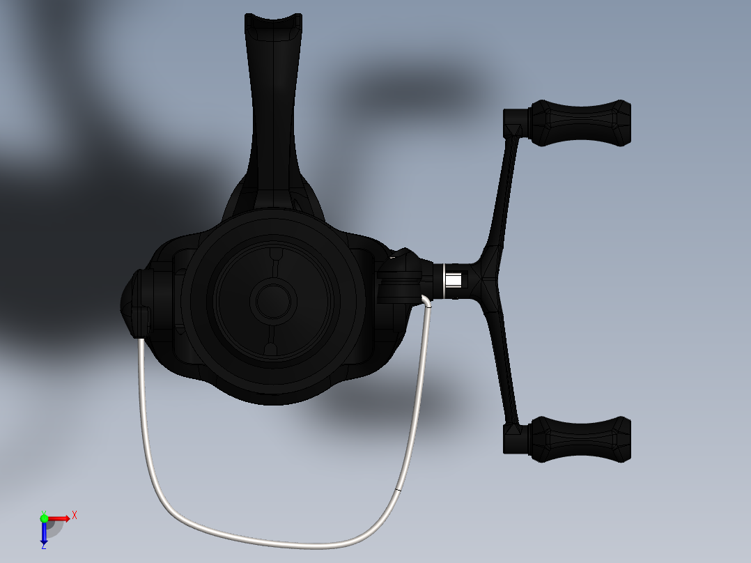 钓鱼竿(13)俯视图