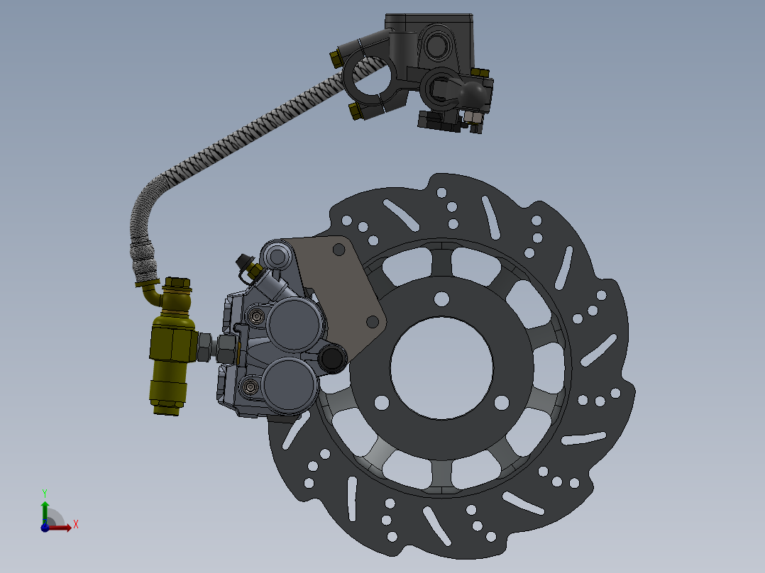 刹车系统(23)前视图