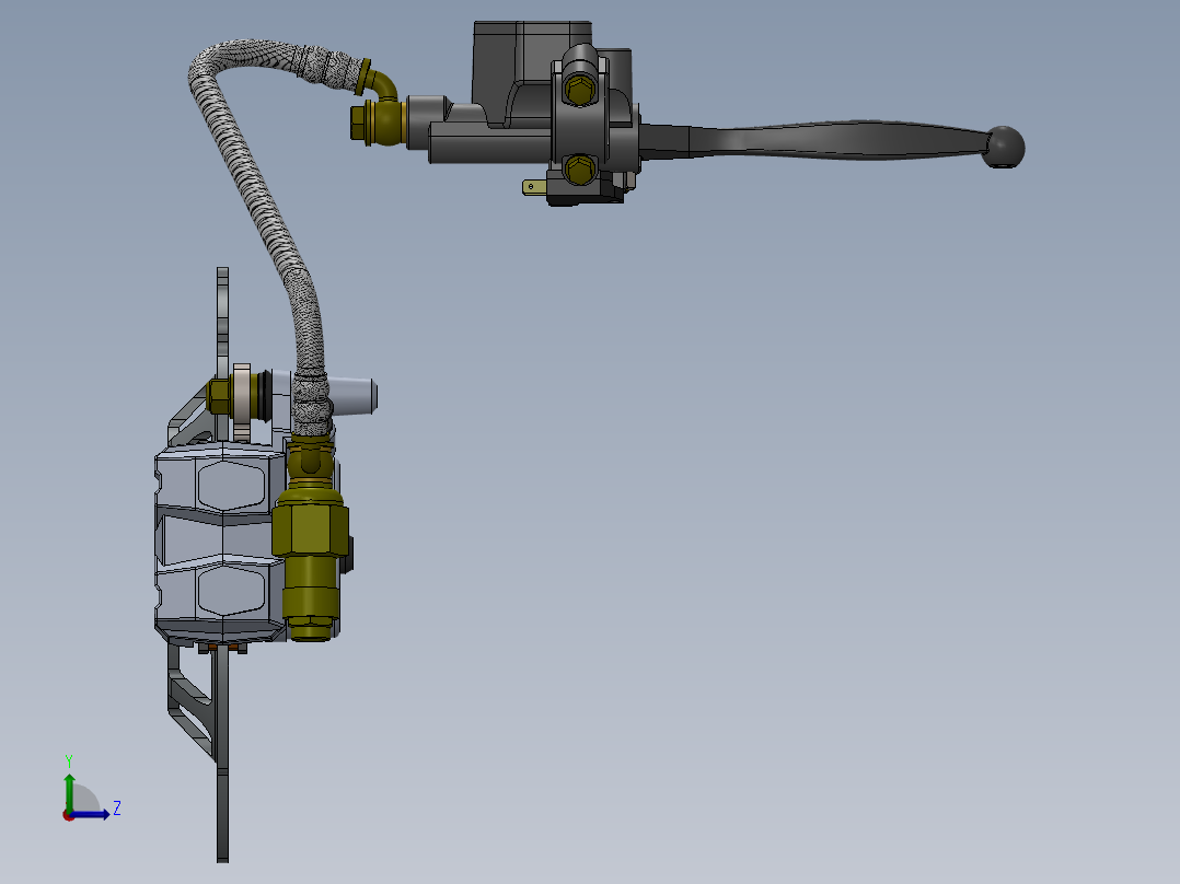 刹车系统(23)左视图