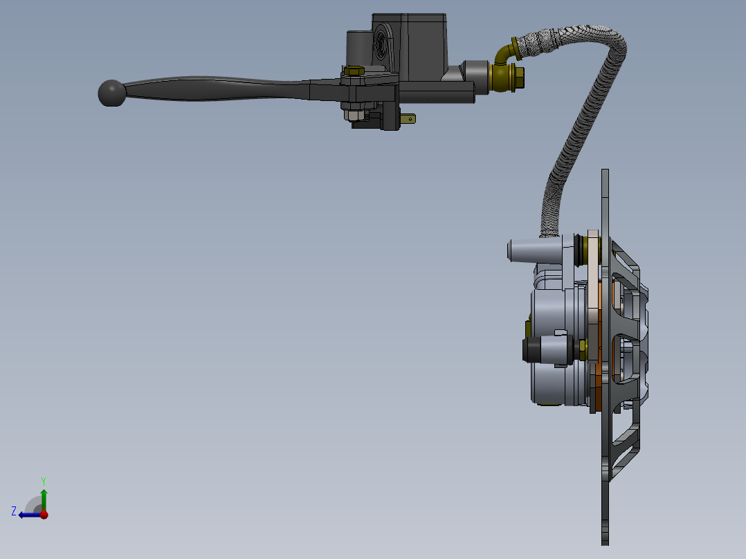 刹车系统(23)右视图