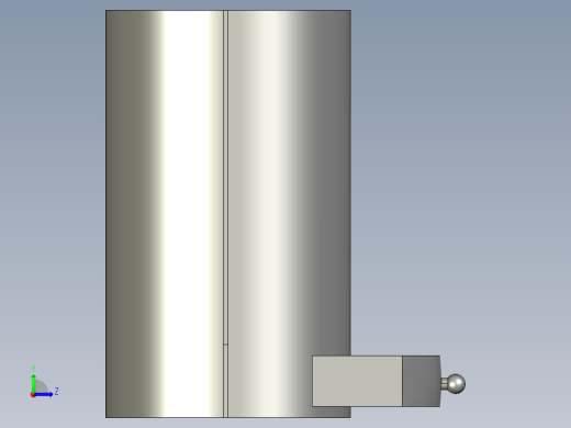 笔筒左视缩略图