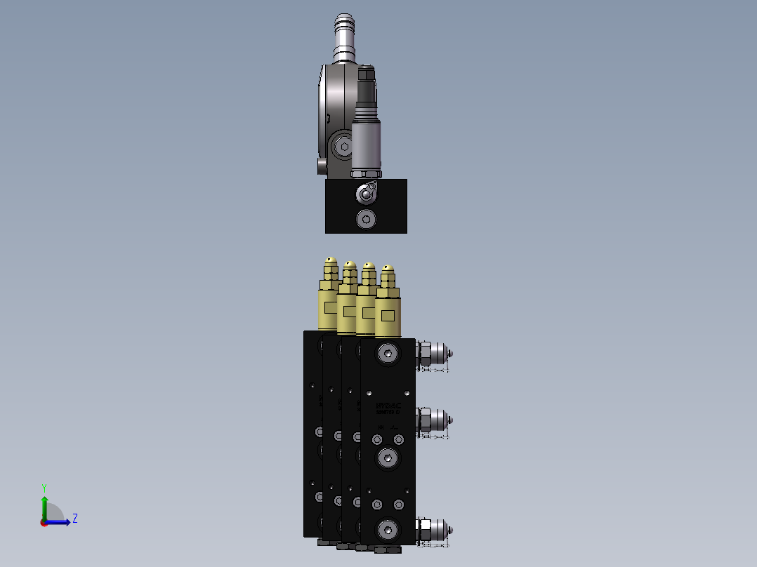 5款10000284529液压数据表模型左视图