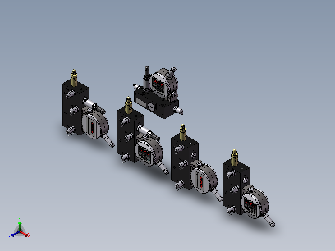 5款10000284529液压数据表模型正等轴测图