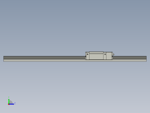 Y轴直线导轨线性滑轨HGH-CAHGH-HAHGH15CA1T400Z0CIE2左视缩略图