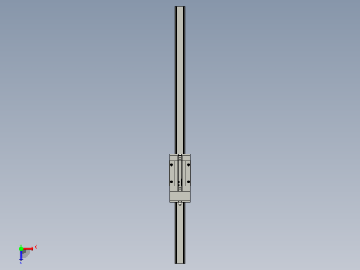 Y轴直线导轨线性滑轨HGH-CAHGH-HAHGH15CA1T400Z0CIE2俯视缩略图