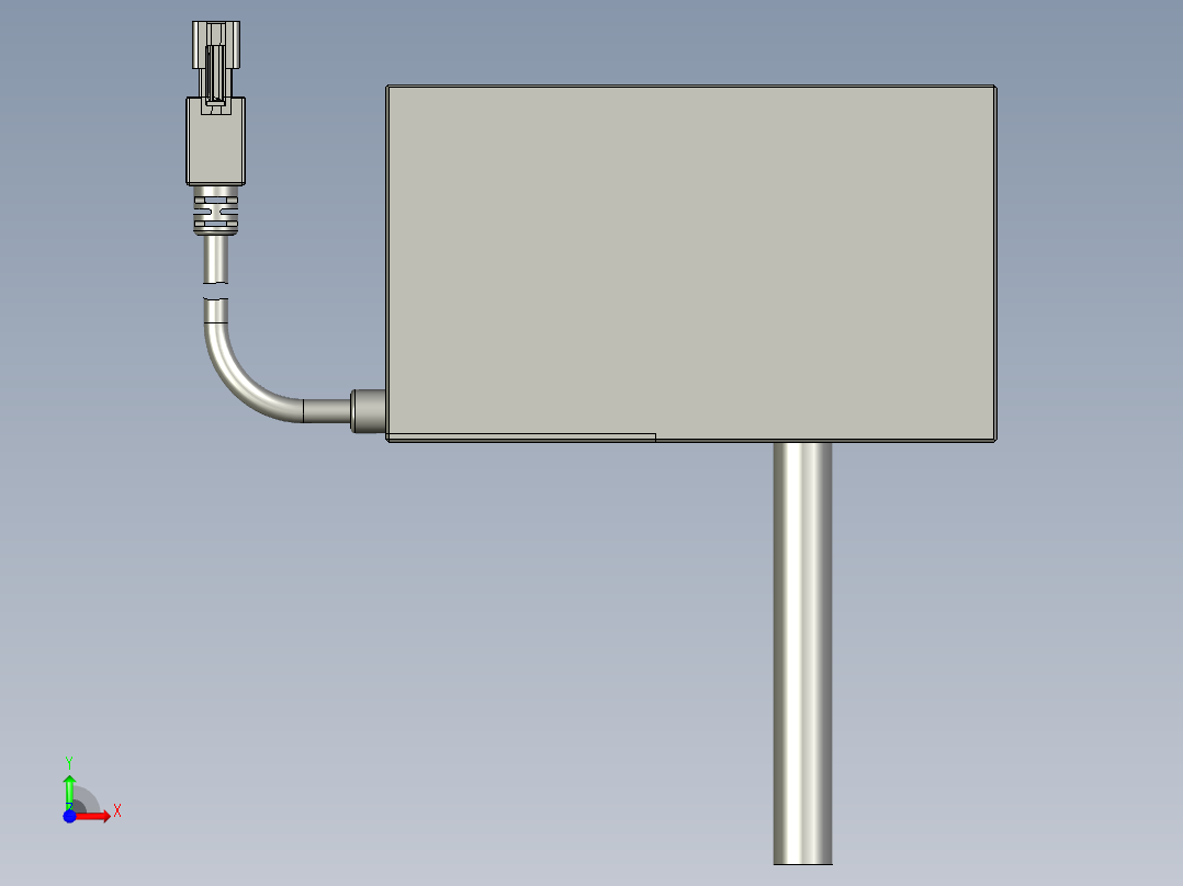 OPT-CO60-X-V50示意图前视图