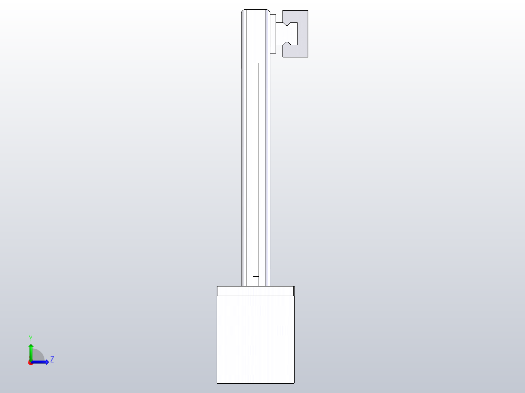气缸CG1TN50-50左视图