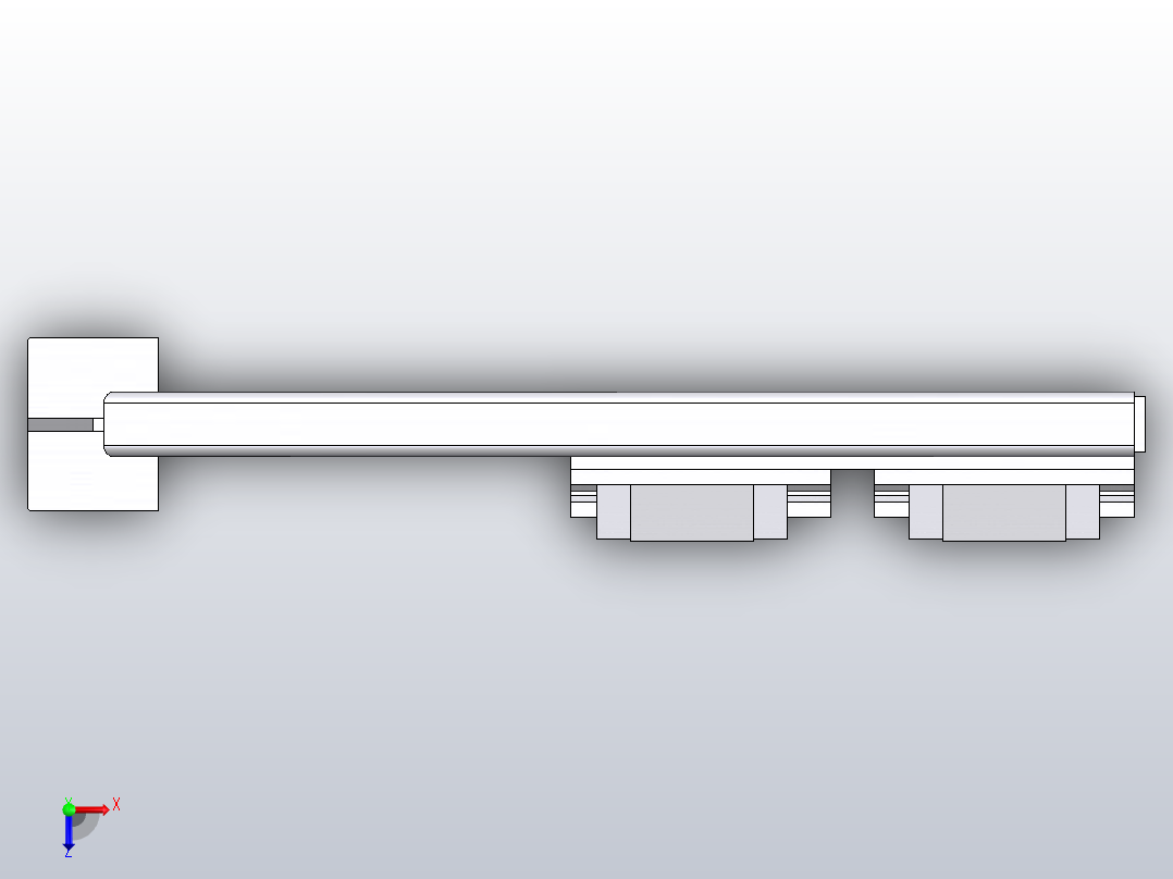 气缸CG1TN50-50俯视图