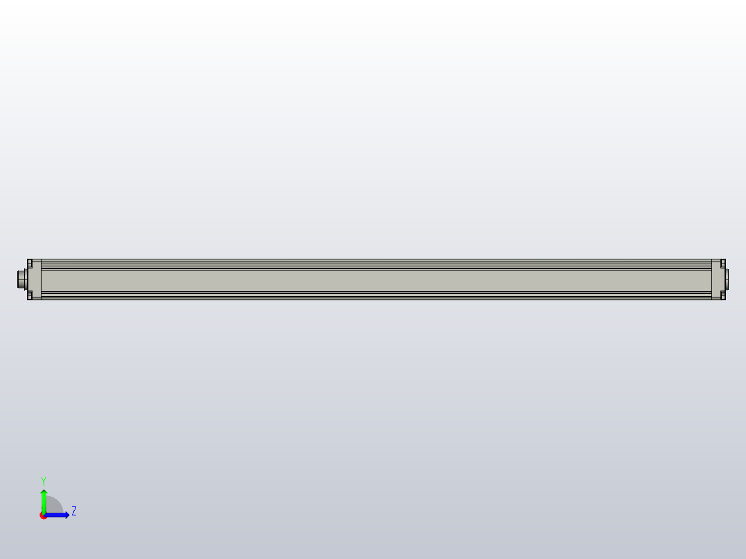 SDE1240安全光栅红外线光幕光电保护左视图