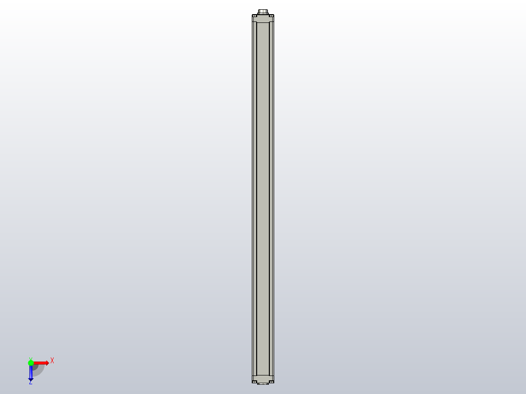 SDE1240安全光栅红外线光幕光电保护俯视图