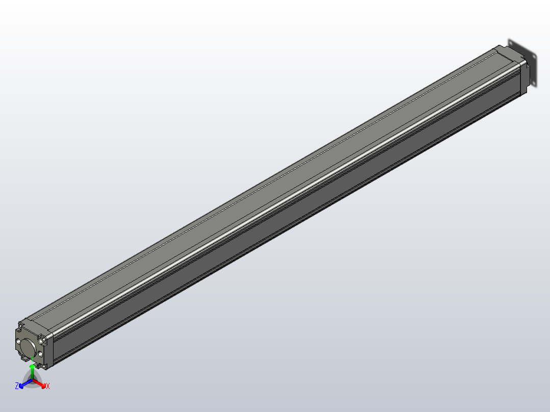 SDE1240安全光栅红外线光幕光电保护正等轴测图