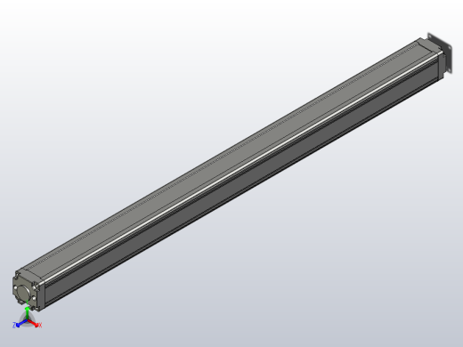 SDE1240安全光栅红外线光幕光电保护正等轴测缩略图