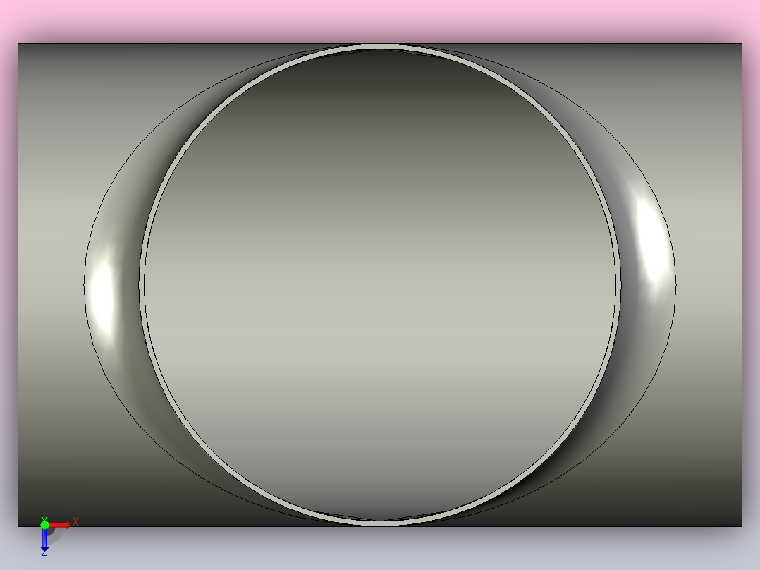 T(S) 等径三通[18(10S)]俯视图