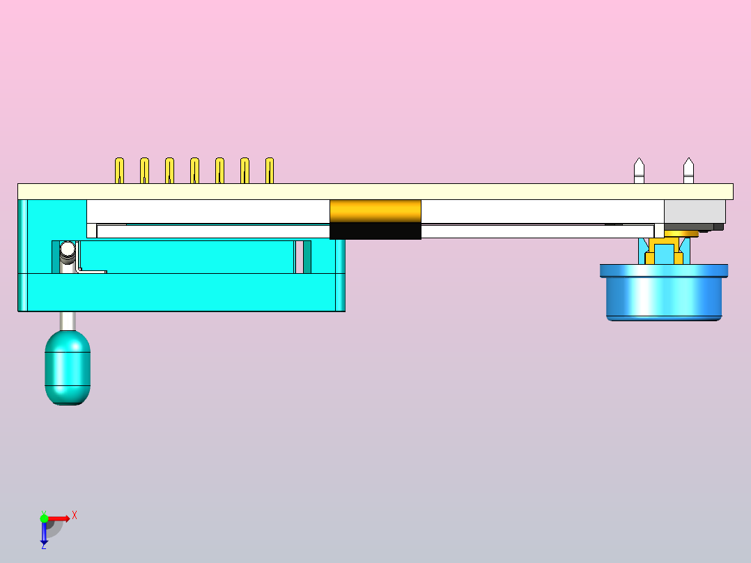 AVR晶体管测试仪俯视图